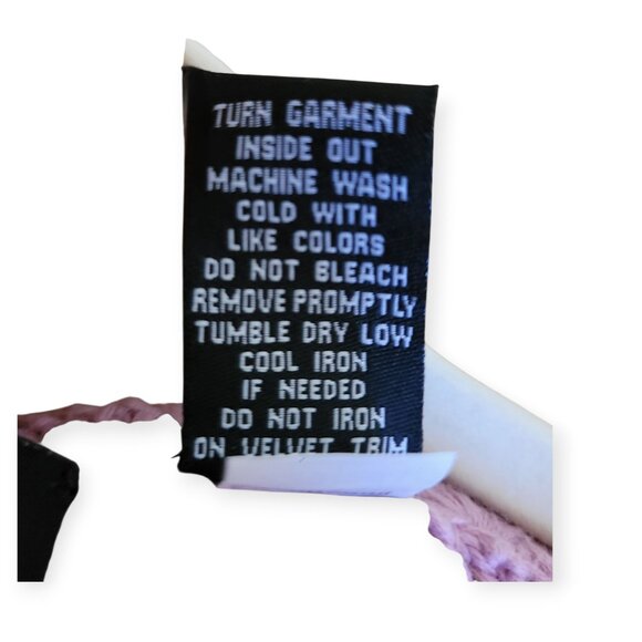 Y2K Lavender Rib-Tied Long Bobble Cardigan Vintage Fairycore XS Soft Girl - Picture 11 of 11